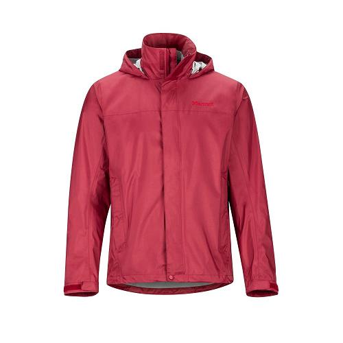 Marmot PreCip Eco Jackets - Mens Rain Jacket Dark Red CA4516392 Canada